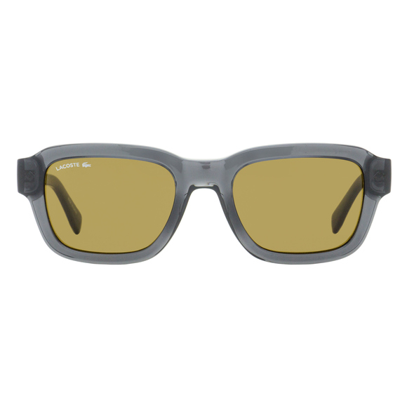 Lacoste L.12.12 Trim Rectangular Sunglasses L6048S 035 Transparent Gray 51mm